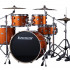 LEE52202 Element Барабанная установка, оранжевая, 2 коробки, Ludwig - LEE52202 Element Барабанная установка, оранжевая, 2 коробки, Ludwig