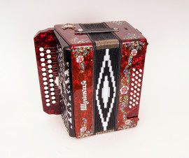 S32XL-A-RED Гармонь "Шуйская" 25х25-III-2, красная, Шуйская гармонь - S32XL-A-RED Гармонь "Шуйская" 25х25-III-2, красная, Шуйская гармонь