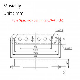 MX1996WH-2MX1997WH Комплект крышек для синглов (2+1), белые, Musiclily - MX1996WH-2MX1997WH Комплект крышек для синглов (2+1), белые, Musiclily