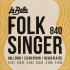 840 Folksinger Комплект струн для классической гитары, посеребренные, шарик, La Bella - 840 Folksinger Комплект струн для классической гитары, посеребренные, шарик, La Bella