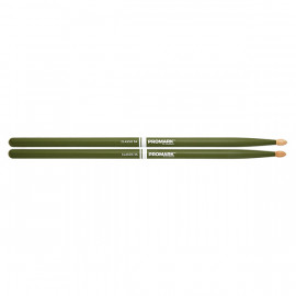 TX5AW-GREEN 5A Барабанные палочки, зеленые, орех гикори, ProMark - TX5AW-GREEN 5A Барабанные палочки, зеленые, орех гикори, ProMark