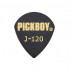 GP-J-BL/120 Jazz Медиаторы 50шт, толщина 1.2мм, черный, Pickboy - GP-J-BL/120 Jazz Медиаторы 50шт, толщина 1.2мм, черный, Pickboy