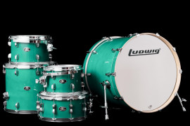 LCEM52207 Evolution Maple PRO Барабанная установка, зеленая, 4 коробки, Ludwig - LCEM52207 Evolution Maple PRO Барабанная установка, зеленая, 4 коробки, Ludwig
