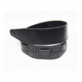 FL60043L21L Leather 21 Ремень для гитары, кожаный, черный, Fidel - FL60043L21L Leather 21 Ремень для гитары, кожаный, черный, Fidel