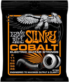 P02722 Cobalt Hybrid Slinky Комплект cтрун для электрогитары, кобальт 9-46, Ernie Ball - P02722 Cobalt Hybrid Slinky Комплект cтрун для электрогитары, кобальт 9-46, Ernie Ball