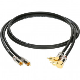 ALPA030 Кабель акустический RCA, 3м, прямой+ угловой, 2шт, Klotz - ALPA030 Кабель акустический RCA, 3м, прямой+ угловой, 2шт, Klotz