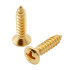 MX3033GD-10 Саморез 2,5х12мм, золото, 10шт, Musiclily - MX3033GD-10 Саморез 2,5х12мм, золото, 10шт, Musiclily
