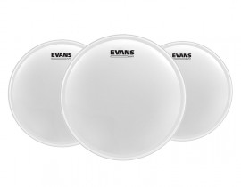 ETP-UV1-S UV1 Coated Tom Standard Набор пластиков для том барабана (12, 13, 16"), Evans - ETP-UV1-S UV1 Coated Tom Standard Набор пластиков для том барабана (12, 13, 16"), Evans