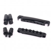 M678 Бридж Tune-O-Matic и стоп-бар для Gibson Les Paul, черный, Musiclily
