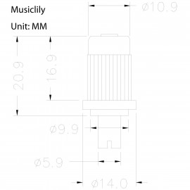 M678 Бридж Tune-O-Matic и стоп-бар для Gibson Les Paul, черный, Musiclily - M678 Бридж Tune-O-Matic и стоп-бар для Gibson Les Paul, черный, Musiclily