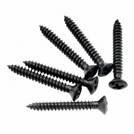 MX3038BK-6 Саморез 3х25мм, черный, 6шт, Musiclily - MX3038BK-6 Саморез 3х25мм, черный, 6шт, Musiclily