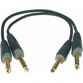 AB-JJ0060 Коммутационный кабель 6.3мм, 60см, 2шт, Klotz - AB-JJ0060 Коммутационный кабель 6.3мм, 60см, 2шт, Klotz
