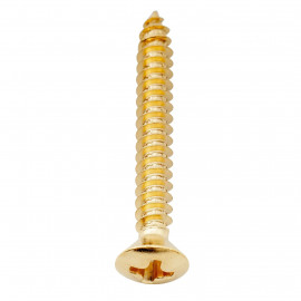 MX3038GD-6 Саморез 3х25мм, золото, 6шт, Musiclily - MX3038GD-6 Саморез 3х25мм, золото, 6шт, Musiclily