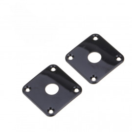 MX1586BK-2 Панель для джека овальная Gibson LP/Epiphone, черная, 2шт, Musiclily - MX1586BK-2 Панель для джека овальная Gibson LP/Epiphone, черная, 2шт, Musiclily