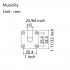 MX1586BK-2 Панель для джека овальная Gibson LP/Epiphone, черная, 2шт, Musiclily - MX1586BK-2 Панель для джека овальная Gibson LP/Epiphone, черная, 2шт, Musiclily