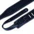 M17SS-BLK Signature Series Ремень для гитары, кожаный, черный, Levy's - M17SS-BLK Signature Series Ремень для гитары, кожаный, черный, Levy's