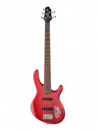 Action-Bass-V-Plus-WBAG-TR Action Series Бас-гитара 5-струнная, красная, с чехлом, Cort - Action-Bass-V-Plus-WBAG-TR Action Series Бас-гитара 5-струнная, красная, с чехлом, Cort