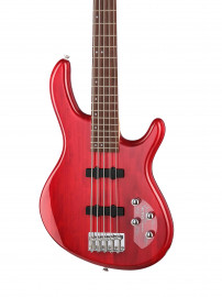 Action-Bass-V-Plus-WBAG-TR Action Series Бас-гитара 5-струнная, красная, с чехлом, Cort - Action-Bass-V-Plus-WBAG-TR Action Series Бас-гитара 5-струнная, красная, с чехлом, Cort