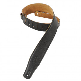 M26GF-BLK Classics Series Ремень для гитары, кожаный, черный, Levy's - M26GF-BLK Classics Series Ремень для гитары, кожаный, черный, Levy's