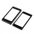 MX1588BK-MX1589BK Комплект рамок звукоснимателей (1+1), прямые, черные, Musiclily - MX1588BK-MX1589BK Комплект рамок звукоснимателей (1+1), прямые, черные, Musiclily