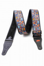 8436612540818 Talisman Kashmir Blue Ремень для гитары, текстиль/синтетика, RightOn Straps - 8436612540818 Talisman Kashmir Blue Ремень для гитары, текстиль/синтетика, RightOn Straps