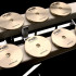 0012201001 Crotales Кротали, 1 октава, С7-С8, Paiste - 0012201001 Crotales Кротали, 1 октава, С7-С8, Paiste