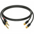 AL-RP0150 Кабель акустический RCA-Jack 6,35мм, 1,5м, 2шт, Klotz - AL-RP0150 Кабель акустический RCA-Jack 6,35мм, 1,5м, 2шт, Klotz