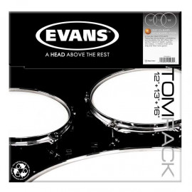 ETP-G2CLR-S G2 Clear Standard Набор пластика для том барабана, 12"/13"/16", Evans - ETP-G2CLR-S G2 Clear Standard Набор пластика для том барабана, 12"/13"/16", Evans