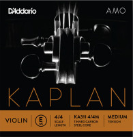 KA311-4/4M Kaplan Amo Отдельная струна E/Ми для скрипки размером 4/4, среднее натяжение, D'Addario