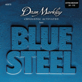 DM2675 Blue Steel Комплект струн для бас-гитары, сталь, 50-110, Dean Markley - DM2675 Blue Steel Комплект струн для бас-гитары, сталь, 50-110, Dean Markley