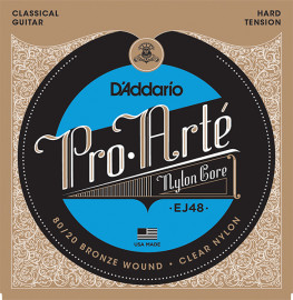 EJ48 PRO ARTE Струны для классической гитары нейлоновые Hard D`Addario - EJ48 PRO ARTE Струны для классической гитары нейлоновые Hard D`Addario