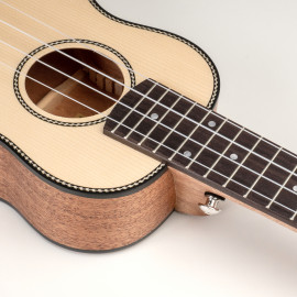 HH-2149 Spruce Series Укулеле сопрано, с чехлом, учебником, цвет натуральный, Cascha - HH-2149 Spruce Series Укулеле сопрано, с чехлом, учебником, цвет натуральный, Cascha
