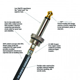 PW-AMSK-10 American Stage Kill Switch Инструментальный кабель, 3.05м, Planet Waves - PW-AMSK-10 American Stage Kill Switch Инструментальный кабель, 3.05м, Planet Waves