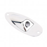 MX0850CR-2 Панель для джека Stratocaster, лодочка, хром, 2шт, Musiclily