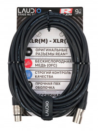 LA-R-MC/9 - STAGE SERIES (REAN), Микрофонный кабель, XLR, 9 метров, LAudio - LA-R-MC/9 - STAGE SERIES (REAN), Микрофонный кабель, XLR, 9 метров, LAudio