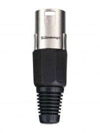 CA110 Разъем на кабель XLR male 5Р 5-пиновый, Soundking - CA110 Разъем на кабель XLR male 5Р 5-пиновый, Soundking