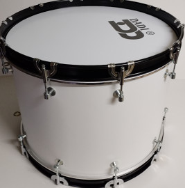 MBB-2614WH Барабан маршевый 26 х 14", белый, Мастерская Бехтеревых - MBB-2614WH Барабан маршевый 26 х 14", белый, Мастерская Бехтеревых