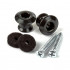 2PSLS033BK Straplok Dual Крепление ремня, черное, Dunlop - 2PSLS033BK Straplok Dual Крепление ремня, черное, Dunlop