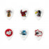 BL109P073 Frank Kozik Медиаторы 6шт, толщина 0.73мм, Dunlop - BL109P073 Frank Kozik Медиаторы 6шт, толщина 0.73мм, Dunlop