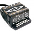 S40XL-C-BLACK Гармонь "Сувенир" 15х12-I, черная, палехская роспись, Шуйская гармонь - S40XL-C-BLACK Гармонь "Сувенир" 15х12-I, черная, палехская роспись, Шуйская гармонь