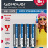 00-00015602 Super Power Alkaline Элемент питания AAA/LR03 щелочной 1.5В, 4шт, GoPower - 00-00015602 Super Power Alkaline Элемент питания AAA/LR03 щелочной 1.5В, 4шт, GoPower