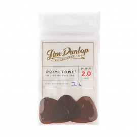 510P2.0 Primetone Медиаторы, 3шт, толщина 2,0мм, с насечкой, стандартные, Dunlop - 510P2.0 Primetone Медиаторы, 3шт, толщина 2,0мм, с насечкой, стандартные, Dunlop