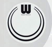 WSPD-BK Single Pedal Dot Nylon Наклейка на пластик бас-барабана, нейлон, Williams
