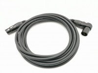 E62-XLR-MR-F-0700-0 Кабель микрофонный XLR-M-F, прямой/угловой, 7м, ZZcable