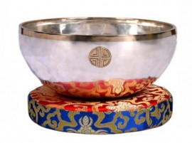 Кованая поющая чаша Buddha Moon Silver ( 24 см, нота: Ми, 164 Гц ) - Кованая поющая чаша Buddha Moon Silver ( 24 см, нота: Ми, 164 Гц )