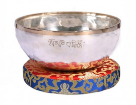 Кованая поющая чаша Buddha Moon Silver ( 24 см, нота: Ми, 164 Гц ) - Кованая поющая чаша Buddha Moon Silver ( 24 см, нота: Ми, 164 Гц )