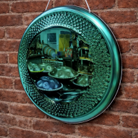 32" Гонг Symphonic Green Brilliant Crystal Mirror 80 см
