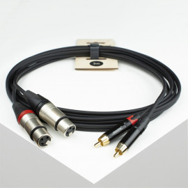 RCA2XF-3m Компонентный кабель 2хRCA - 2хXLRF, 3м, SHNOOR - RCA2XF-3m Компонентный кабель 2хRCA - 2хXLRF, 3м, SHNOOR