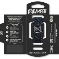 DAMD04 Демпфер гитарный, средний, синие кристаллы, IBOX