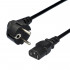 00-00024054 Кабель питания евровилка CEE 7/7-C13 (f) 1.8м ПВХ, 0.75мм, черный, GoPower - 00-00024054 Кабель питания евровилка CEE 7/7-C13 (f) 1.8м ПВХ, 0.75мм, черный, GoPower